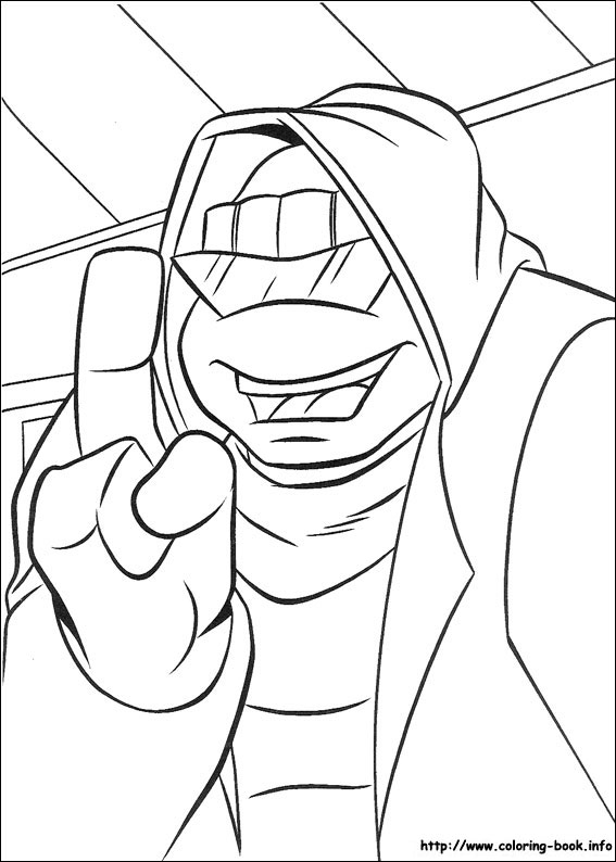 Teenage Mutant Ninja Turtles coloring picture